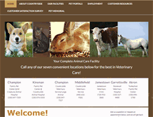 Tablet Screenshot of countrysideveterinaryservice.com